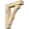 Ekena Millwork Balboa Block Rough Sawn Bracket w/ Offset Brace, Douglas Fir, 8"W x 34"D x 42"H BKT0806X34X42BOA05RDF - alternate 1